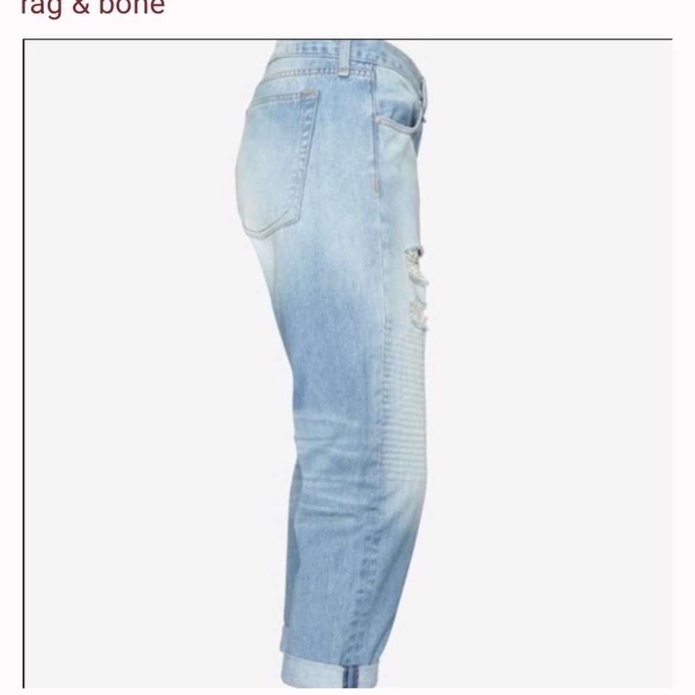 Rag & Bone Dre Distressed Midrise Boyfriend Jeans - Picture 6 of 12